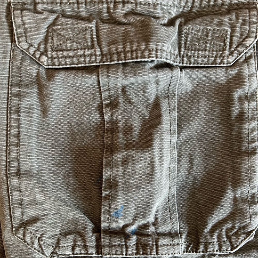Denver Hayes Cotton Cargo Pants Utility Workwear Khaki Men’s 34x30 - Picture 5 of 6
